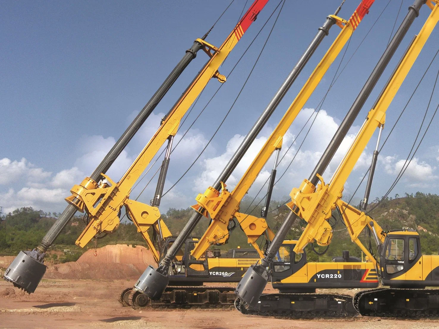 Yuchai Rotary Drilling Rig Ycr60d con alta eficiencia de operación