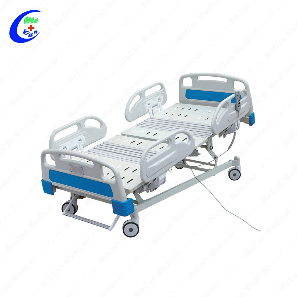 Mobiliário Hospitalar Médico Cama Hospitalar Elétrica de Enfermagem com 3 a 5 Funções para Pacientes de UTI Médica