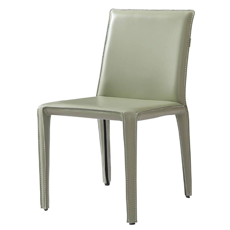 Modern Luxury Italian Design Furniture Dining Room Dining Chair with Golden Silver Stainless
