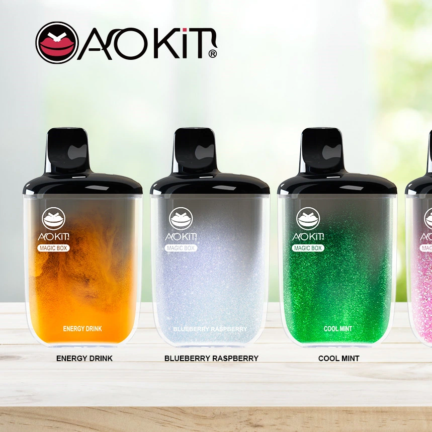 Premium Quality Aokit Magic Box 10K Ecigarettes Disposable Device Refilled Pod Ecig Cartridge Prefilled Vs Randm Tornado 10K Shiny Glow Light Elf Box Pods 10000