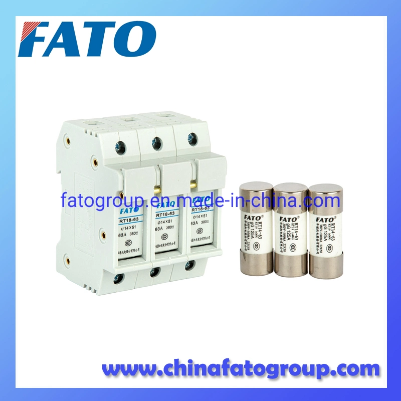 China Professional Manufacturer 32A 63A 125A Fuse Holder for Cylindrical Fuse Link