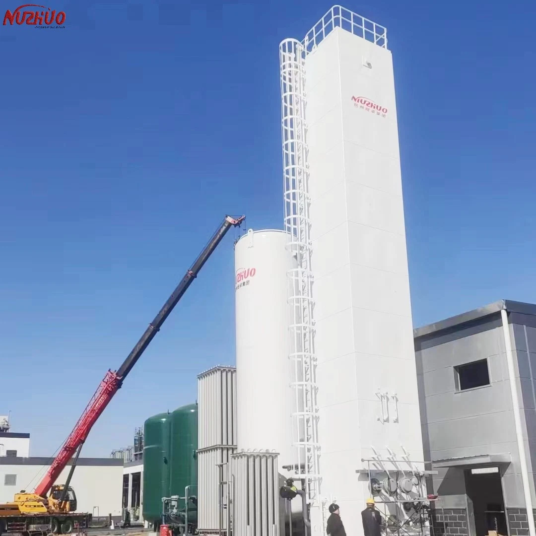 Nuzhuo Large Scale 99.999% Liquid Nitrogen Machine Cryogenic Air Separation Unit