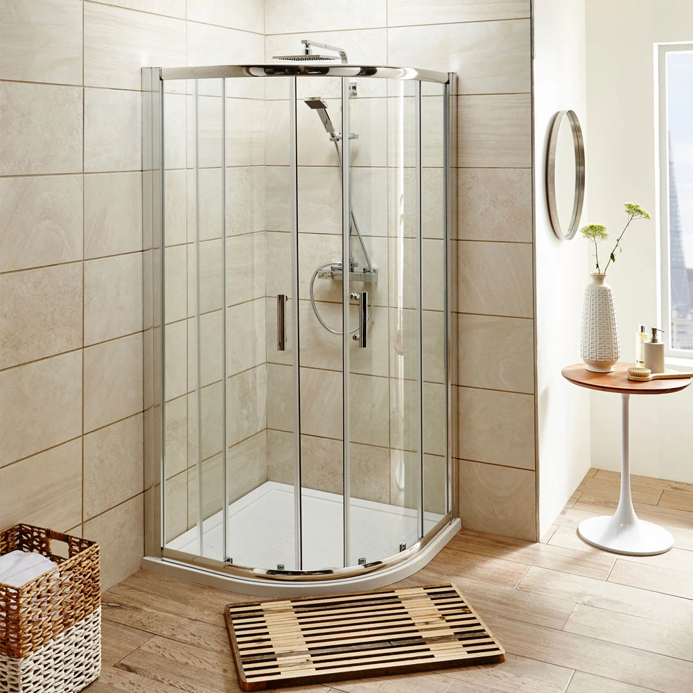 Glass Partition Wall Slide Shower Enclosure Frame Partition