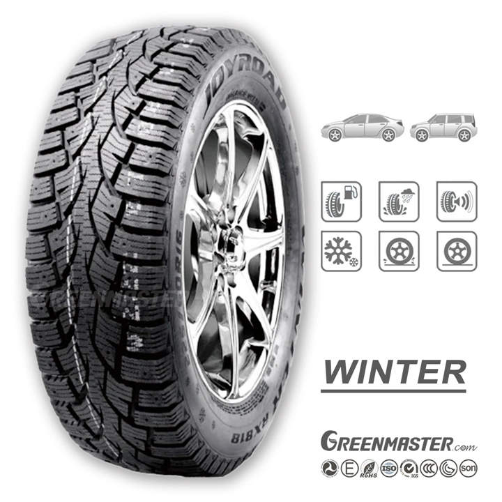 Neumáticos radiales 205/55R16 215/65R16 para neumáticos de invierno con diseño dentadas en el exterior de la ranura principal que garantiza una alta adherencia en superficies cubiertas de nieve y hielo