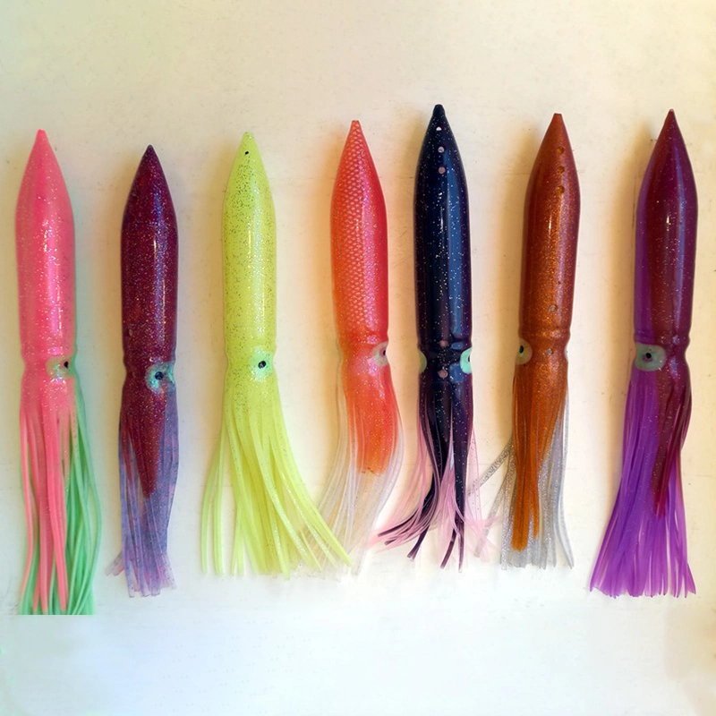 Mehrere Farben 30cm Trolling Lure Soft Kunststoff Octopus Rock Köder