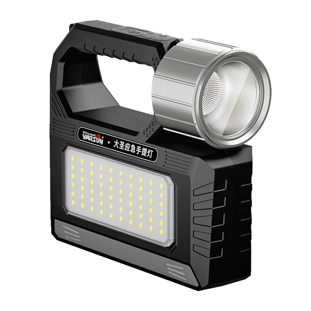 Warsun Outdoor 1000lm Luz LED de Emergência Solar Tipo-C Recarregável Multifuncional de Alta Potência para Busca e Resgate.