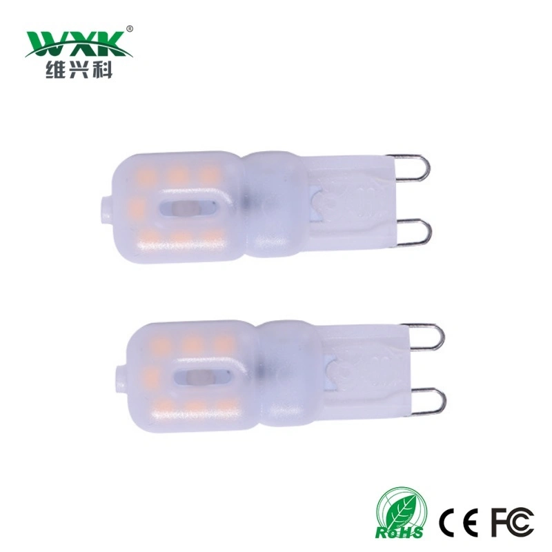 G9 G4 ampoules LED 3W équivalent à l'ampoule lampe halogène 30 W, 3000K, CA 220-240 V, G9 Capsule Plafonniers Lampes pour l'Crystal