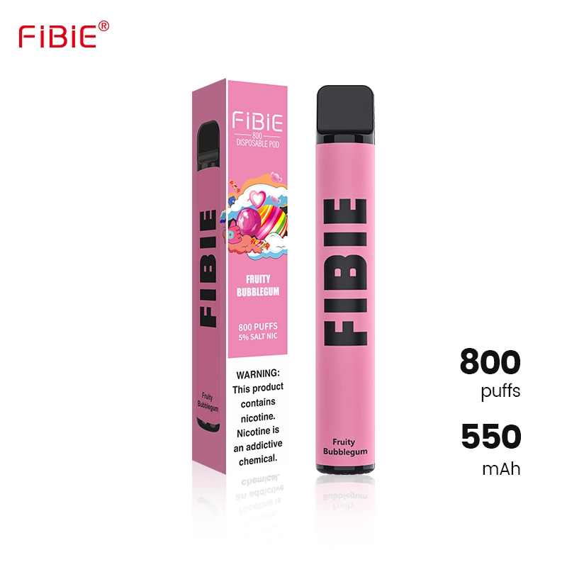 Russia Best Selling Fruit Flavors 800 Puffs Fibie Disposable/Chargeable Vape Pen