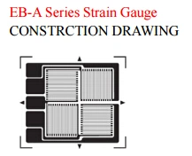 0 Deg / 90 Deg T Rosette Strain Gauge