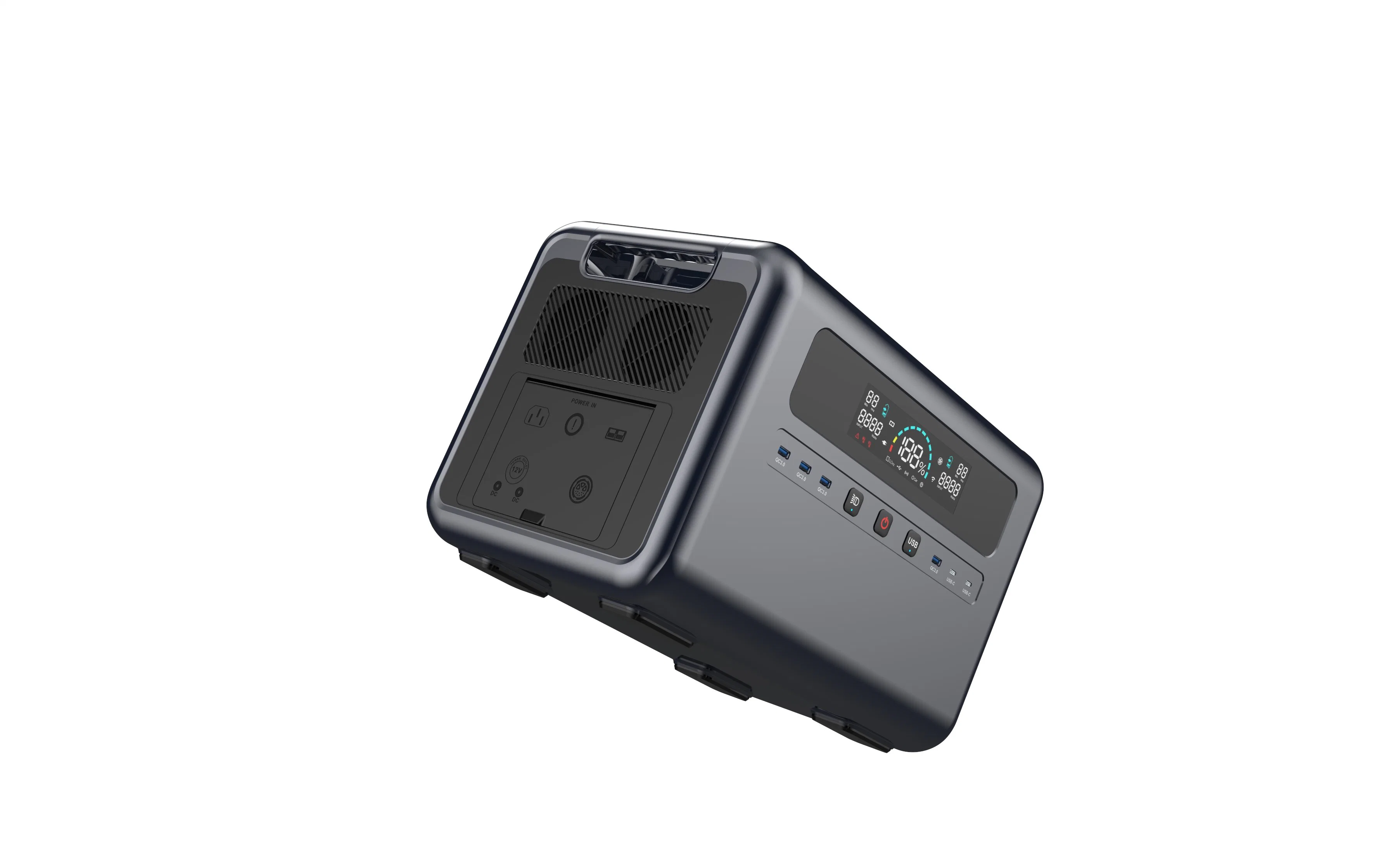 1500W 2500W 5000W 12,8 V Estação de Energia Portátil Walmart mAh Fonte de Alimentação Portátil com 12V, AC e saídas USB para máquina de CPAP