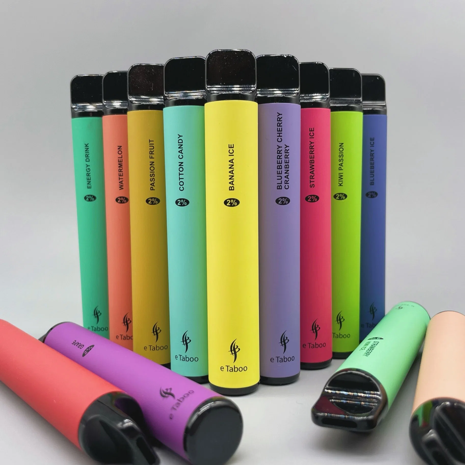 UK Euro Hot Sale Factory Wholesale E Taboo Basic Disposable E-Cigarette Vaporizer Vape Device Mod Pod System Cheap