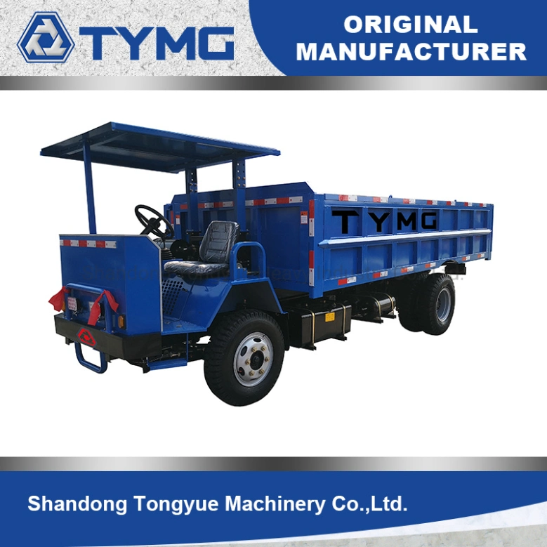 Transporte de caminhões basculantes de Mineração Mineração 4X4 Caminhão Basculante Mini Dumper sobre rodas