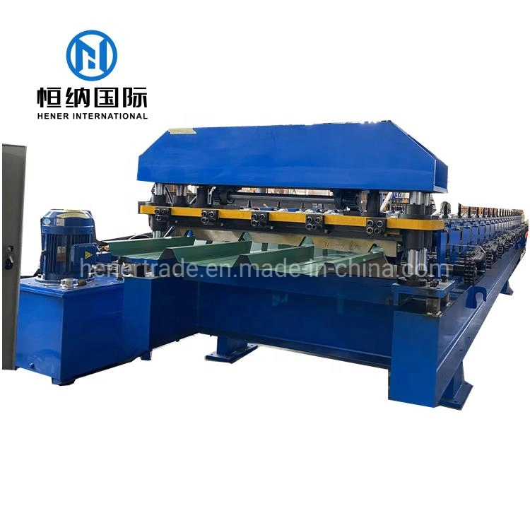 Direct Factory Trapezoidal Trimdek Spandek Roofing Sheet Rib Type Ibr Box Profile Roof Tile Panel Making Roll Forming Machine Machinery Production Line