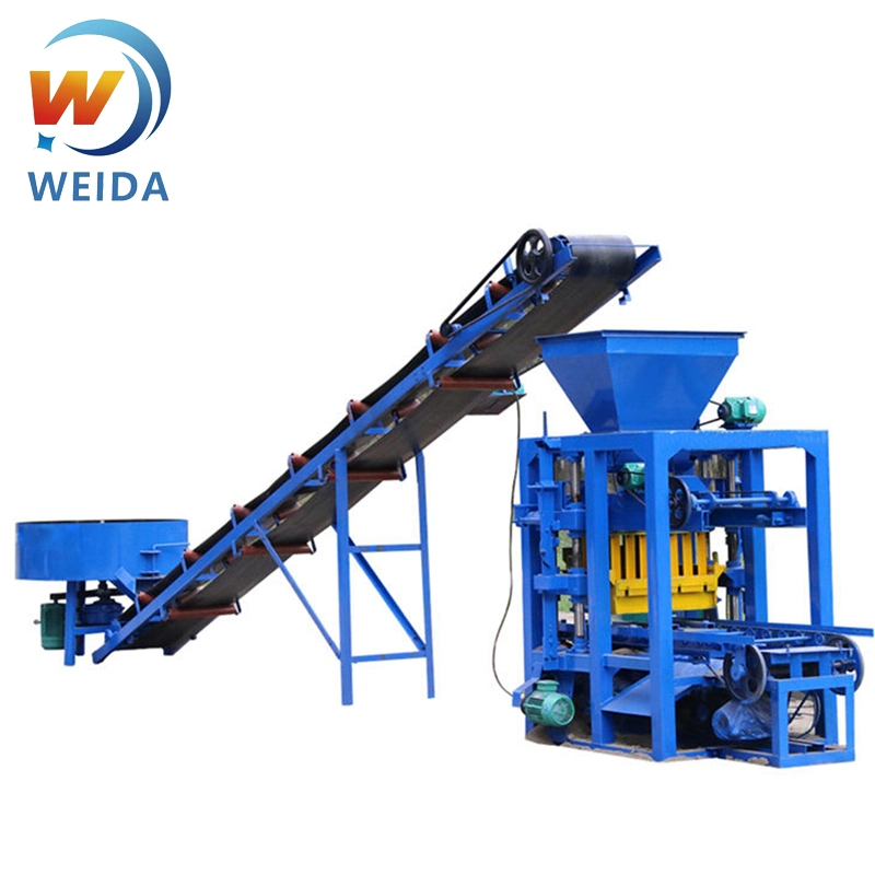 Qt4-24b Qingdao Hf Block Making Machine Hollow Block Brick Production Line