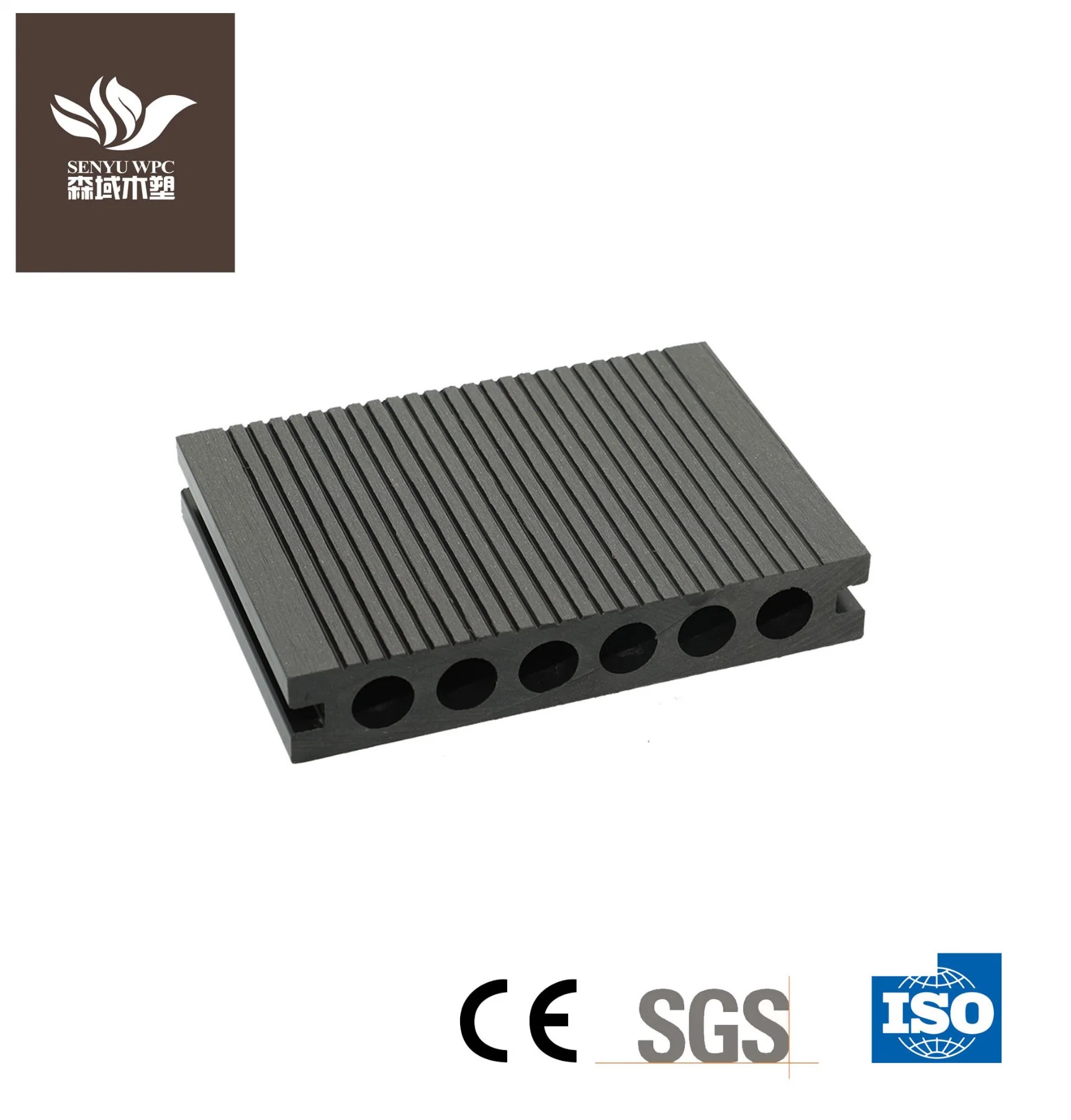 Factory Wholesale/Supplier Outdoor WPC Wood Plastic Composite Decking Board with CE