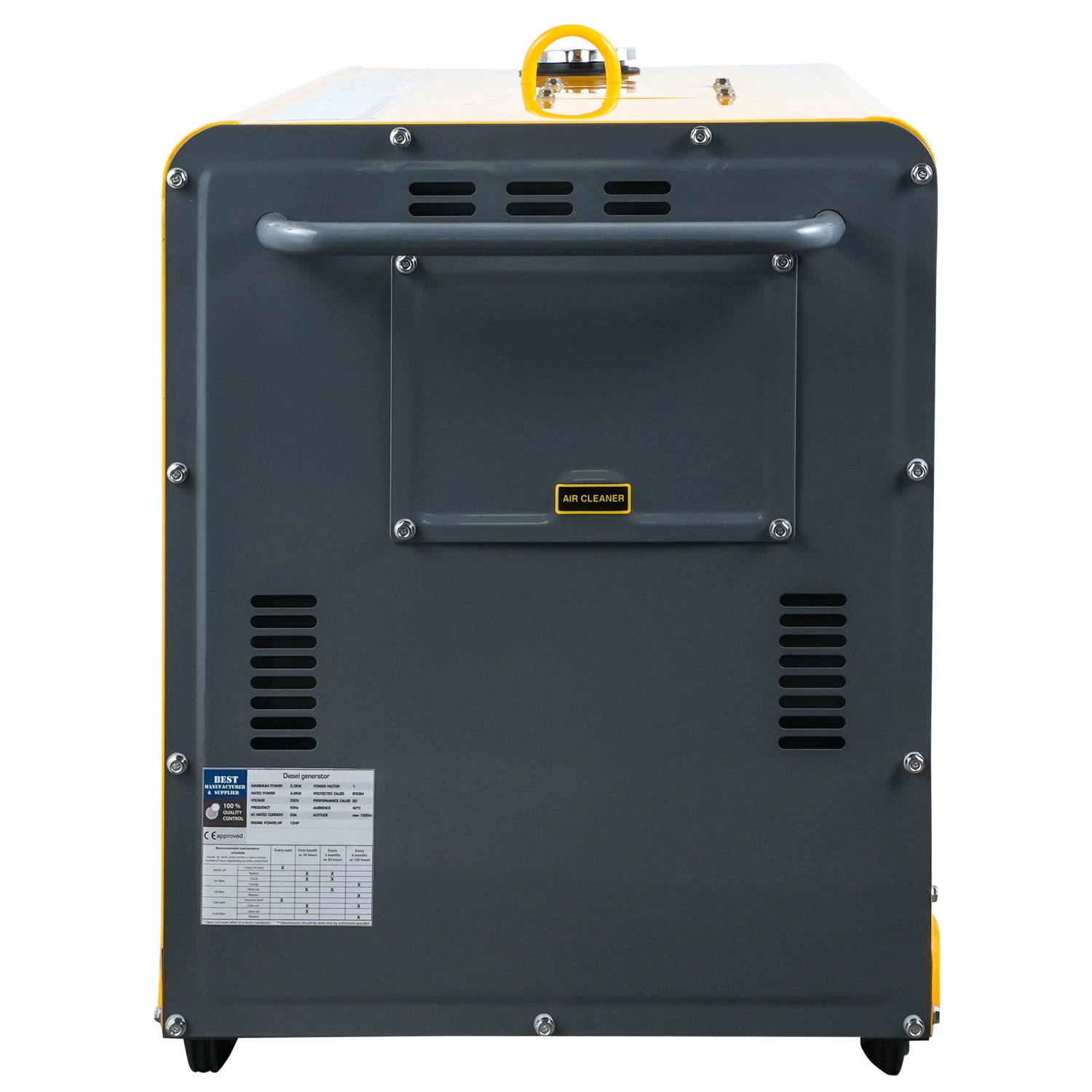 Air Cooled 5kw/6kw/7kw Silent Diesel Generator Set (DG6500S)