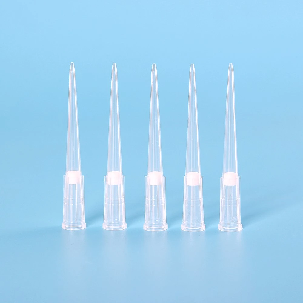 Medical Disposables Biological Consumables Micropipette Micro Pipet Universal Transparent 100UL Pipette Tips