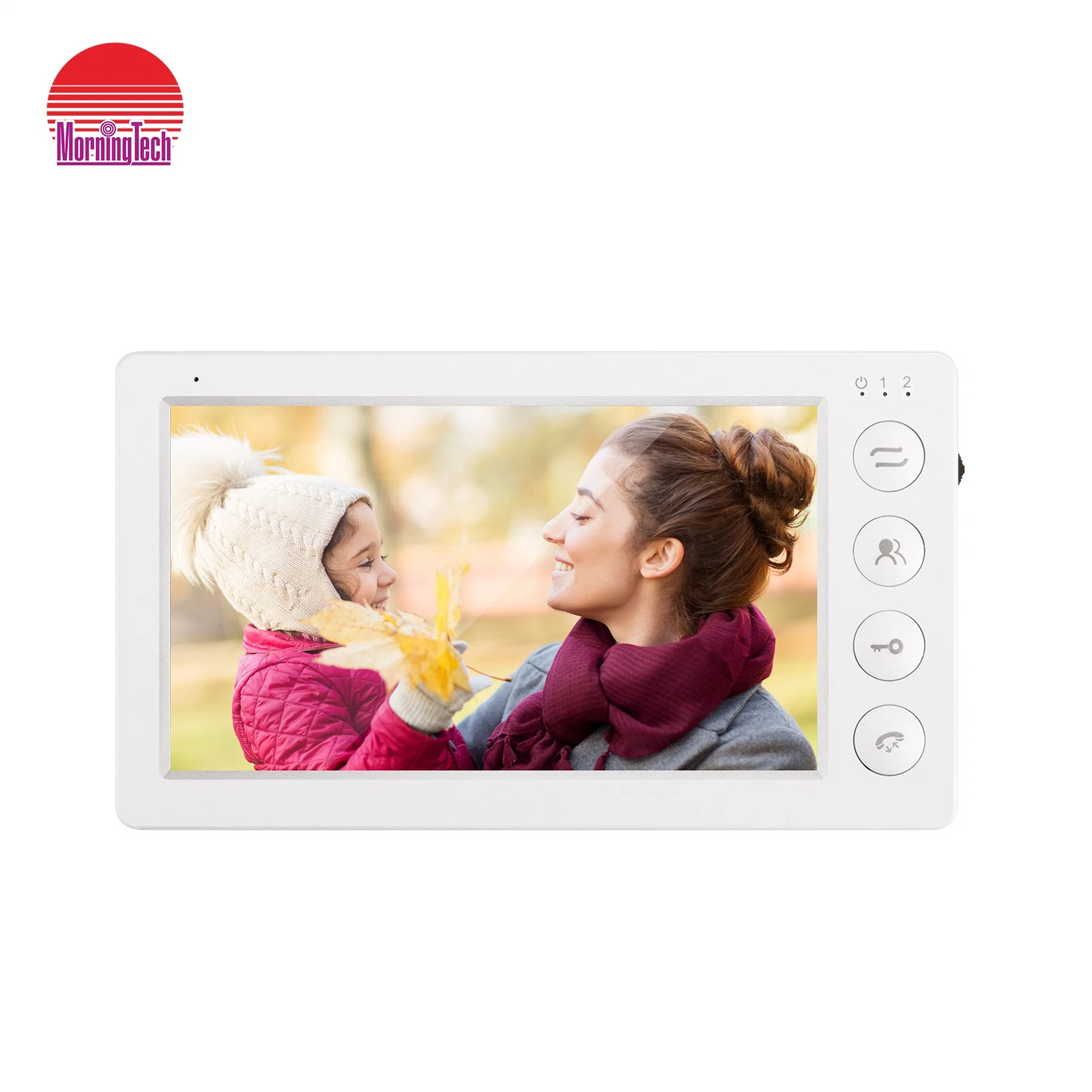 Cheap White 7 Inch Video Intercom Villa Video Door Phone Doorbell with Motion Detection Function