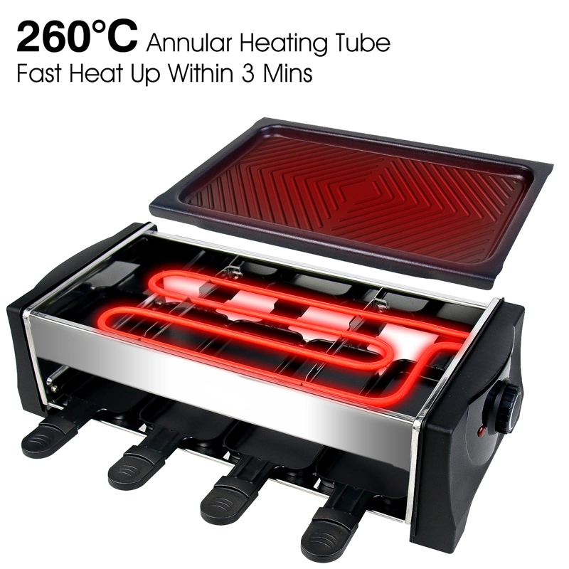 BBQ Grill Manufacturer Outdoor Portable Machine Smokeless Kebab Mini BBQ Raclette Chicken Grill