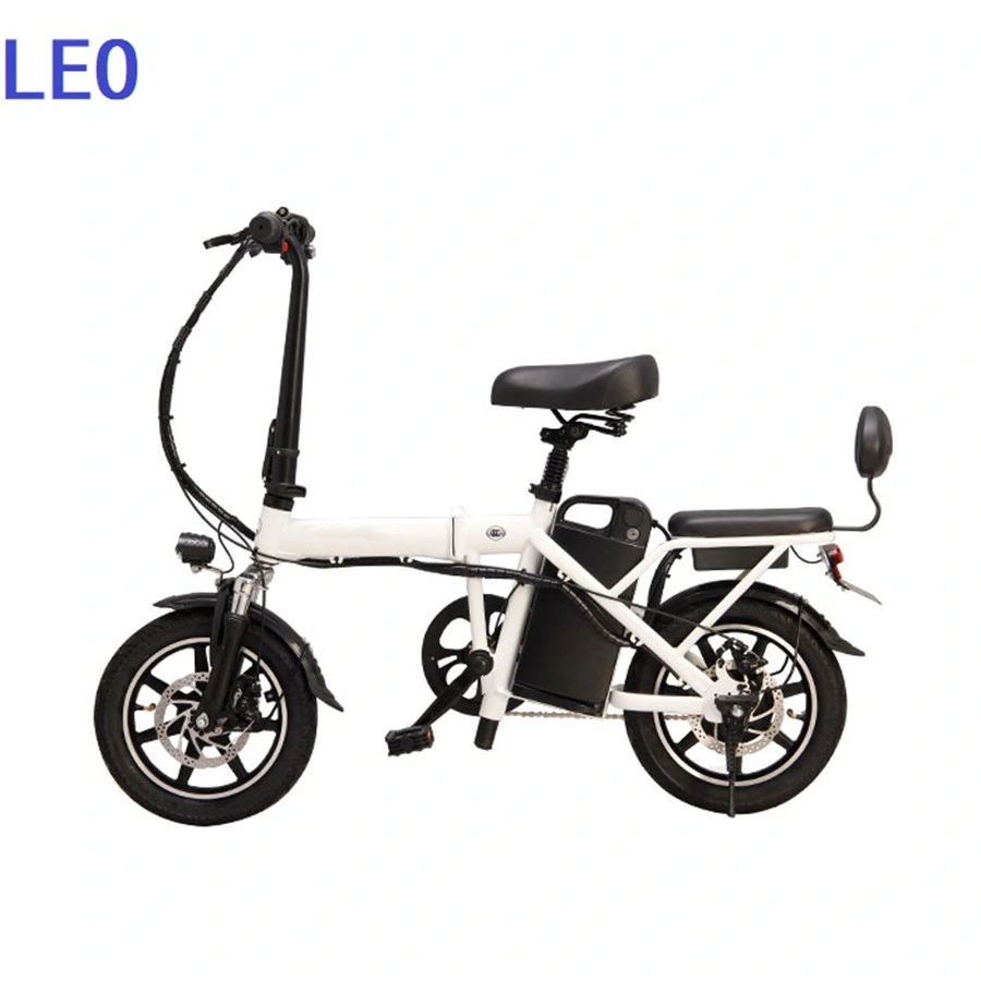 Scooter eléctrico plegable 350W 14pulgadas de aleación de aluminio de 12Ah batería de plomo ácido