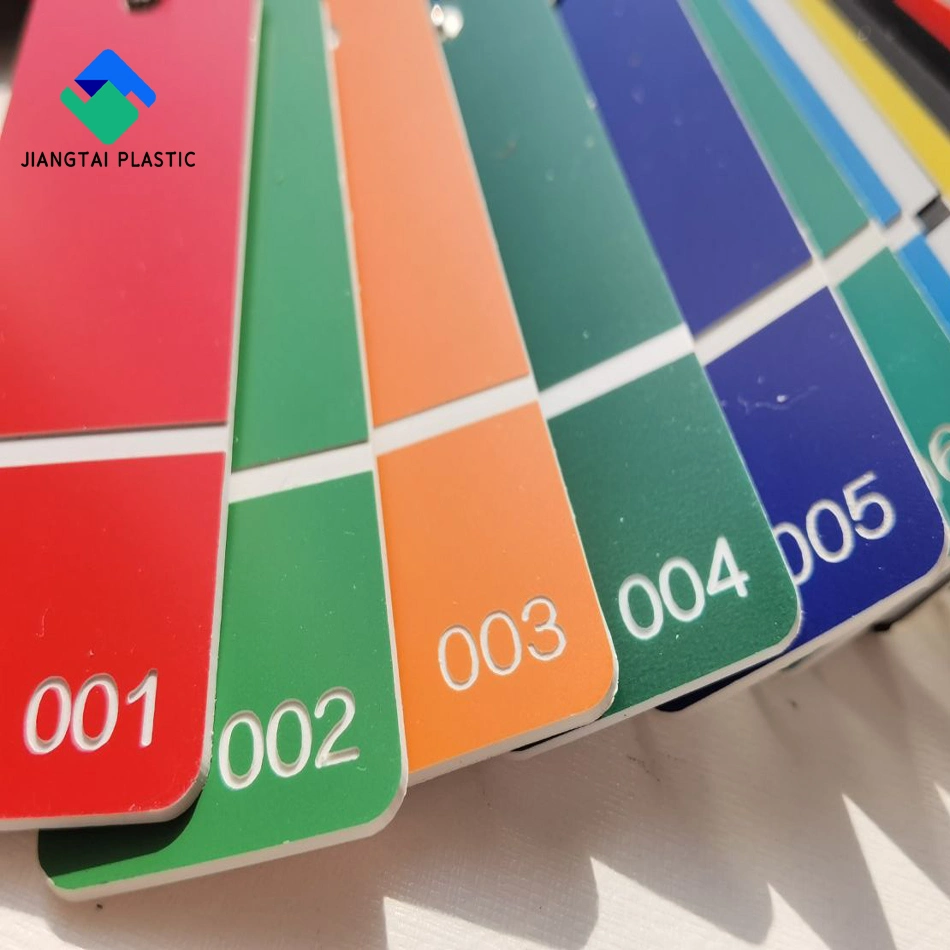 Jiangtai ABS de grabado láser de color doble lámina de plástico