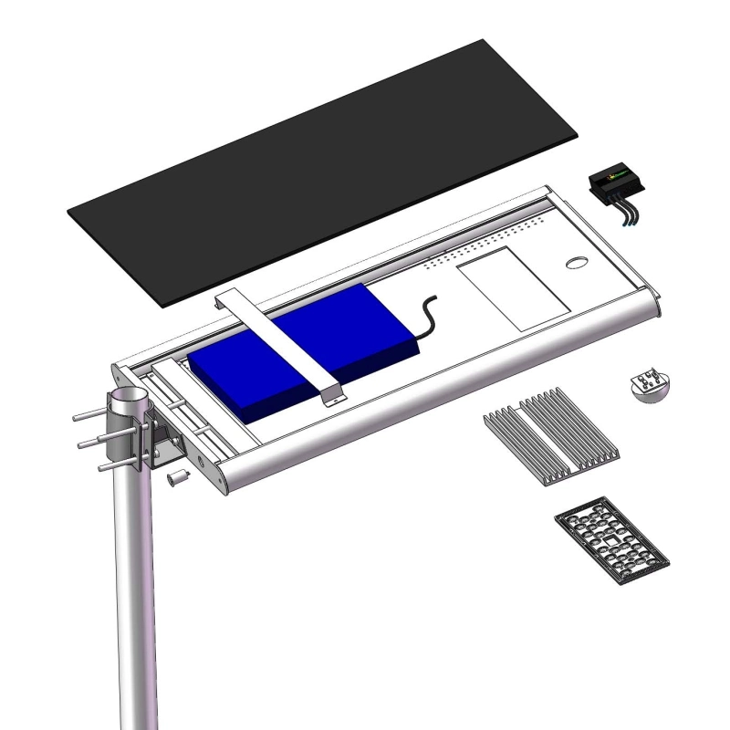 Solar LED Street Spot Light Pole Specifications