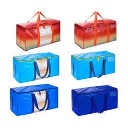 Wholesale/Supplier Customized Color Printed Laminated PP Coated Woven Bags Oversized Moving Luggage Bags, Storage Bags