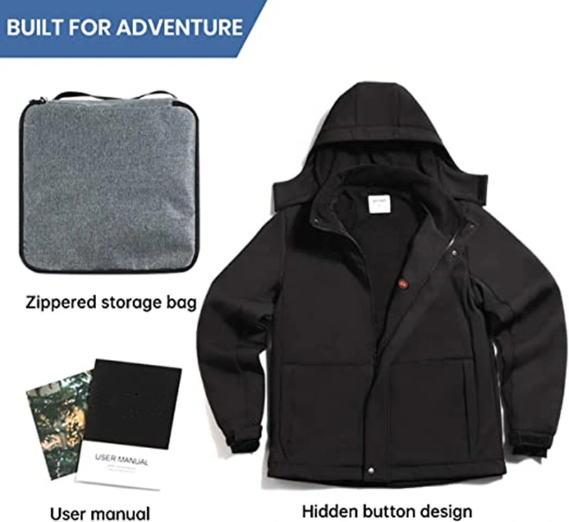 Wholesale/Supplier USB Electricity Heated Winter Ski Coats Heating Safety Heated Jacket