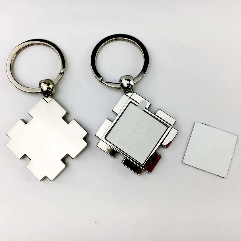 Customized Made Metal Blank Sublimation Keychains A22