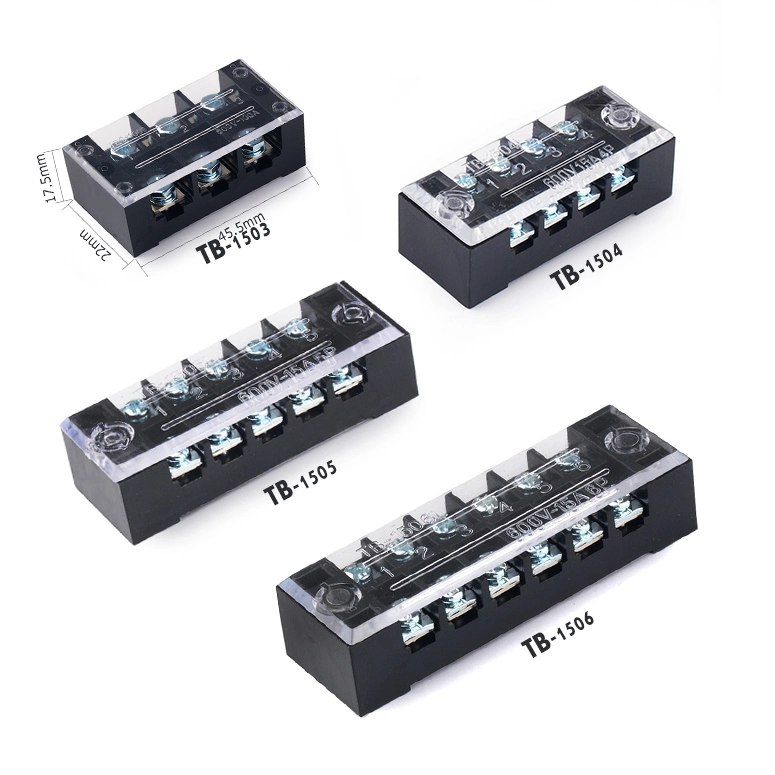 Chinese Factory Tb Series Fixed Terminal Blocks Wire Connectors