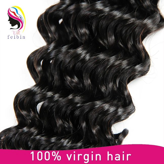 No Tangle No Shedding Unprocessed Deep Wave Human Hair Bundles