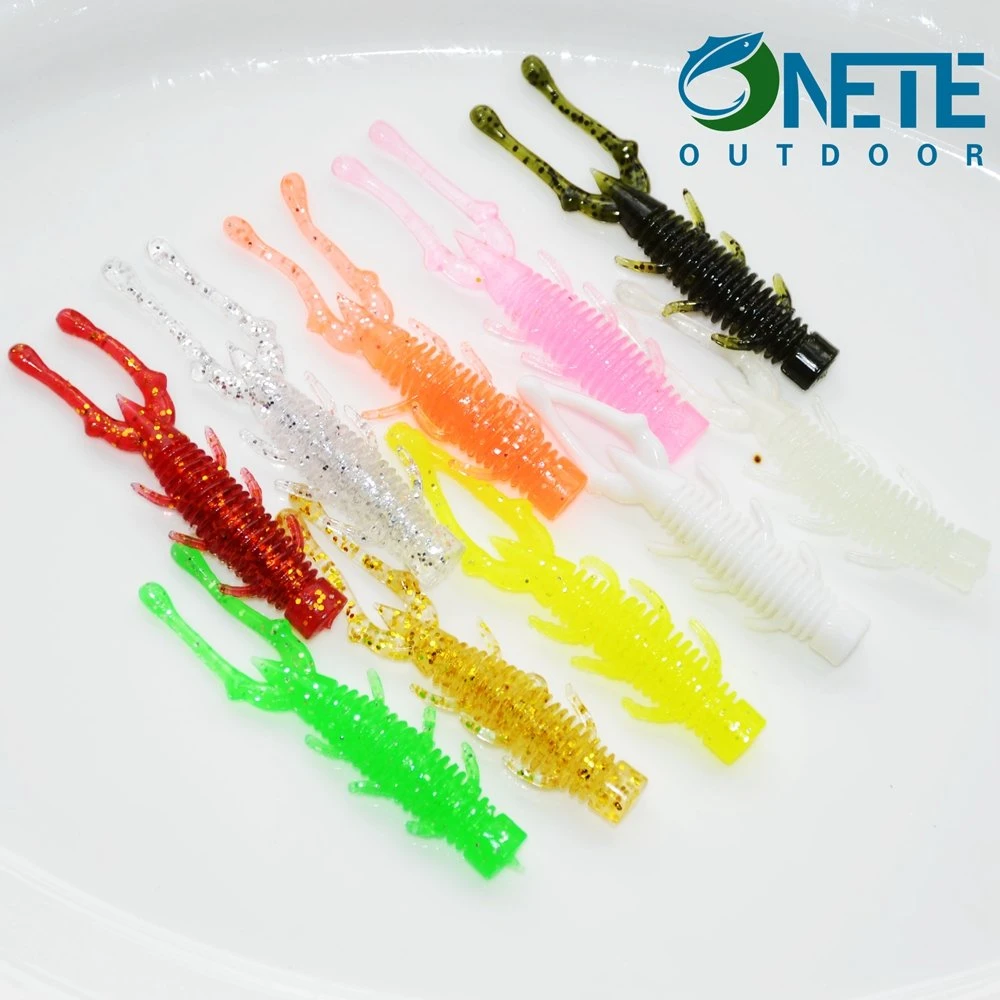 Crevettes flottantes super-élastiques Ned Yjrx-03 6,5cm1.5g créature réaliste pêche Lure