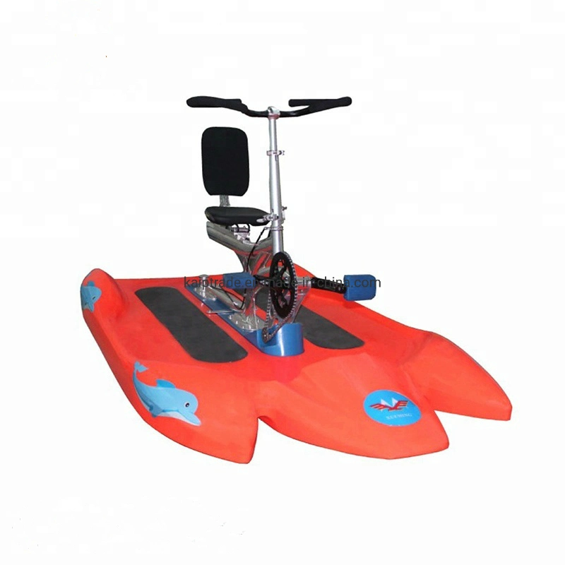 New Design Dolphin Type Single and Double Water Bike PE Sea Bicycle for Sale