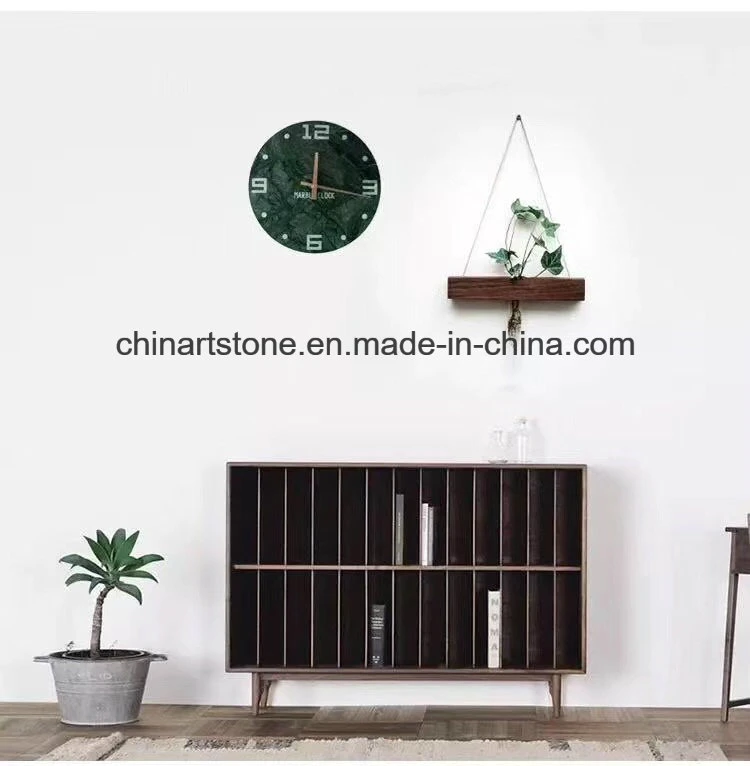 China Marble Arts Clocks for Home Decoration