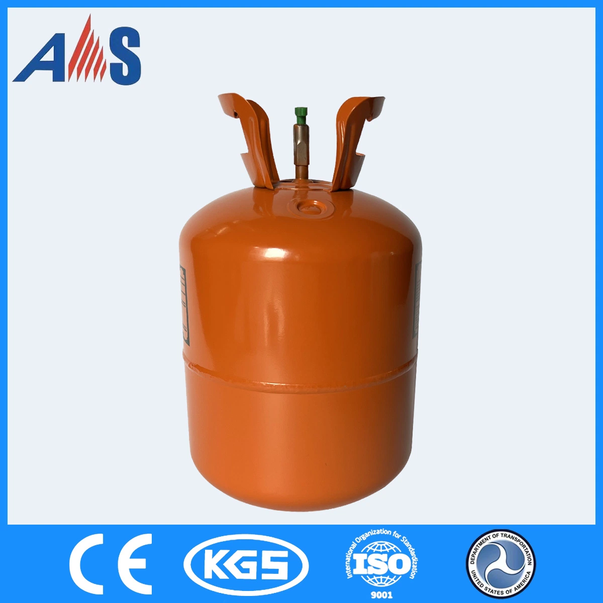 Stainless Steel 13.6kg/30lbs Disposable Cylinder Gas Tank Gas Cylinder with Refrigerant Gas R404 99.93% Purity at Direct Factory Price