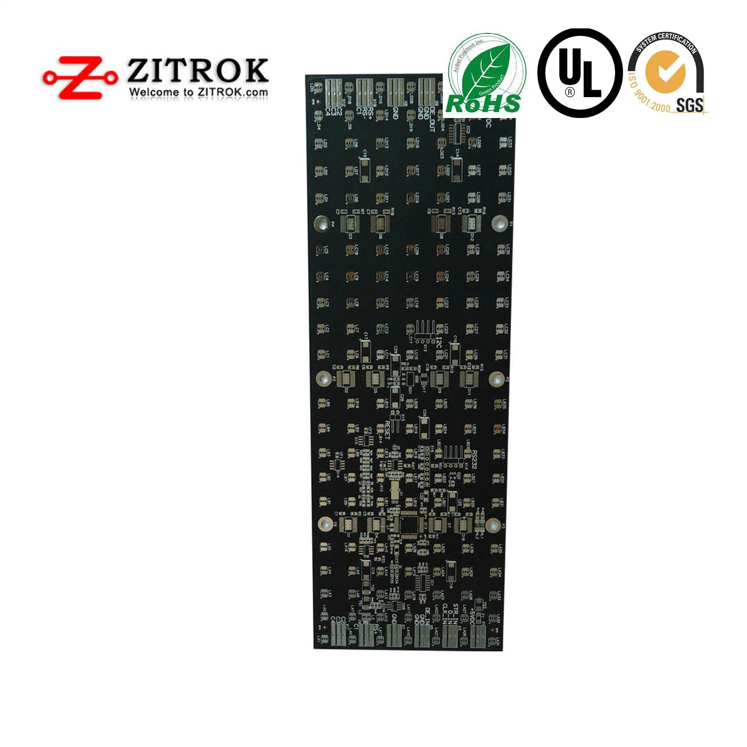 14 Years SMT Power PCB Aluminum Silver Gold Custom LED Board Bulb PCB for LED Light 2 Layer PCB for LED in China