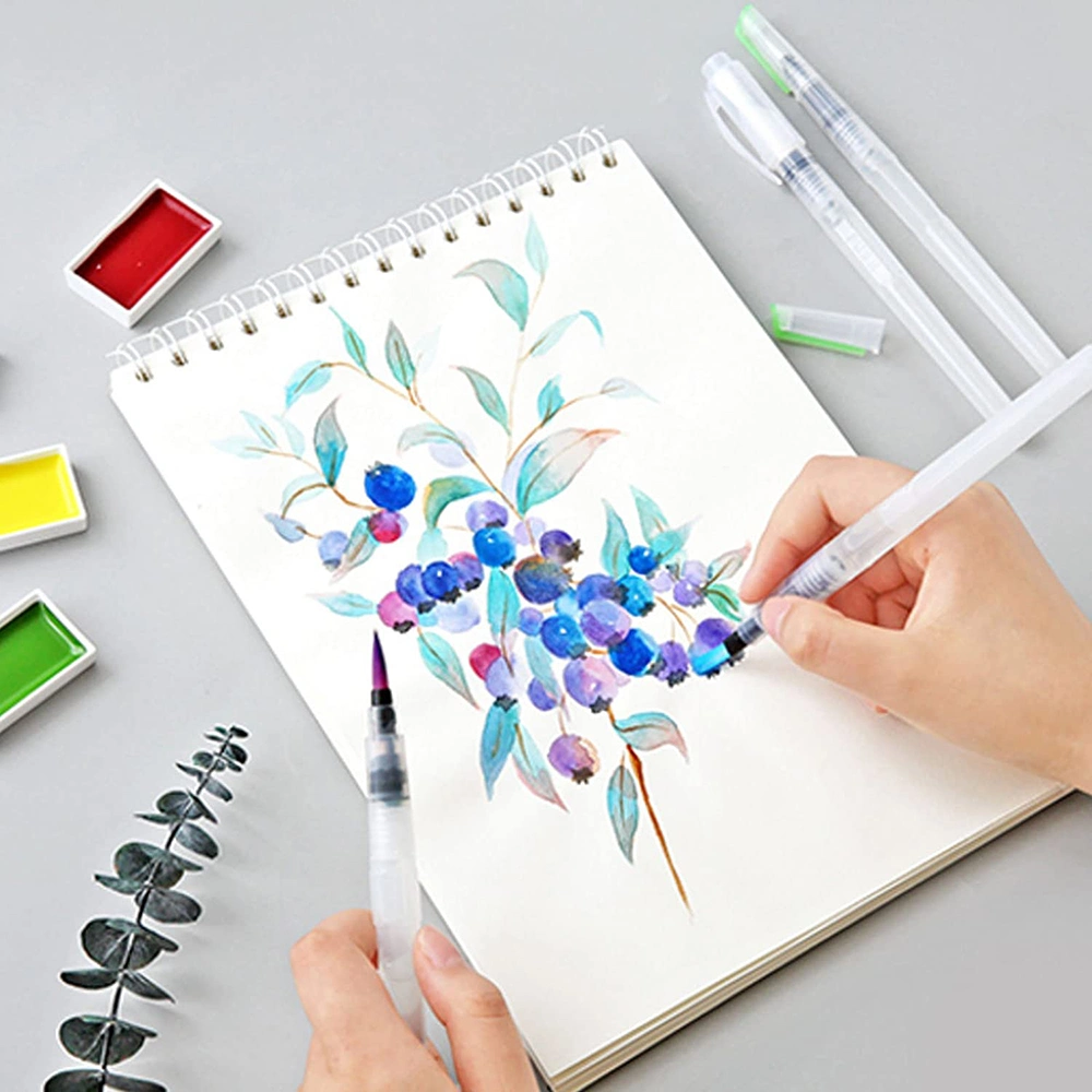 21178 Plastic Transparent Water Brush Pen Beginner for Child Adult Art Supplies