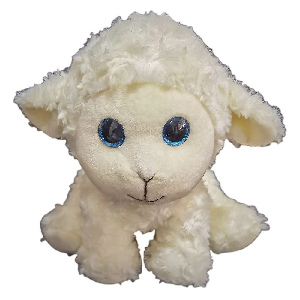 Customized Children Soft Plush Toy 25cm Cream Sitting Sheep Wholesale Kids Gift Stuffed Animal Lamb Baby Toys Animal Toys