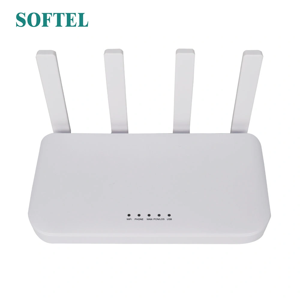 1xpon+4ge+1pots+USB3.0+WiFi6 Router Dual Band Epon Gpon WiFi6 Ont Dual Band