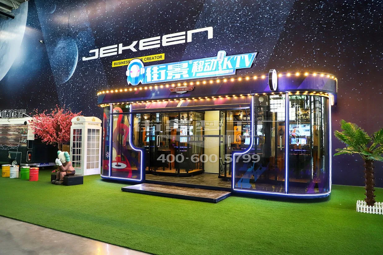 Jekeen Nuevo Diseño Móvil Canto Hall KTV combinar con Negocios Calle de Venta de Roddy