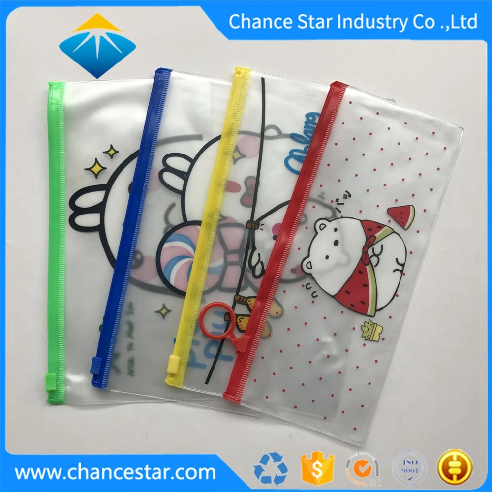 Custom Promotional Transparent PVC Bag Packaging with Zipper