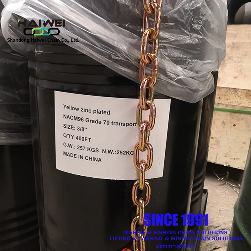 Marine Mooring Metal Studless Anchor Chain Link for Boat and Ship