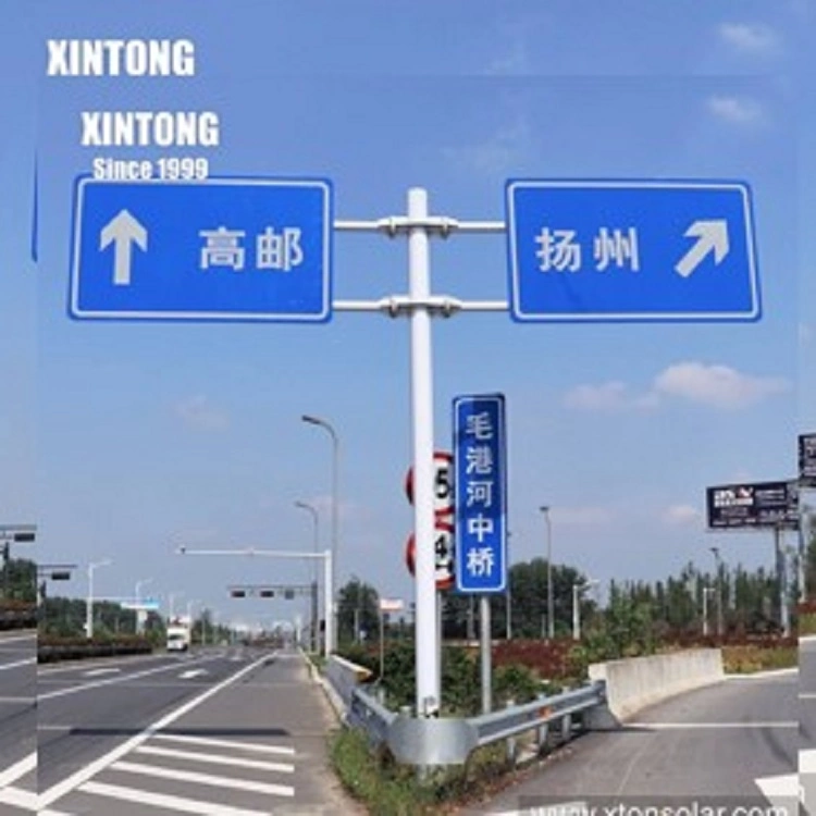 Xintong Portable Crossroads Sheeting Circle Aluminum Traffic Safety Sign