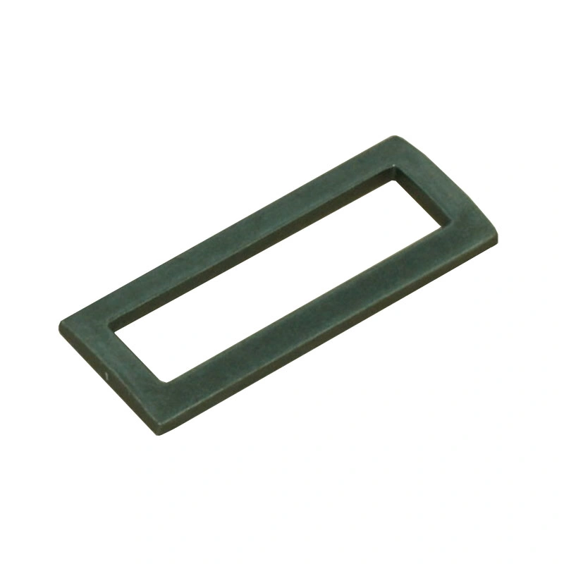 Flat Zinc Alloy Rings Bag Metal Square Ring Buckle