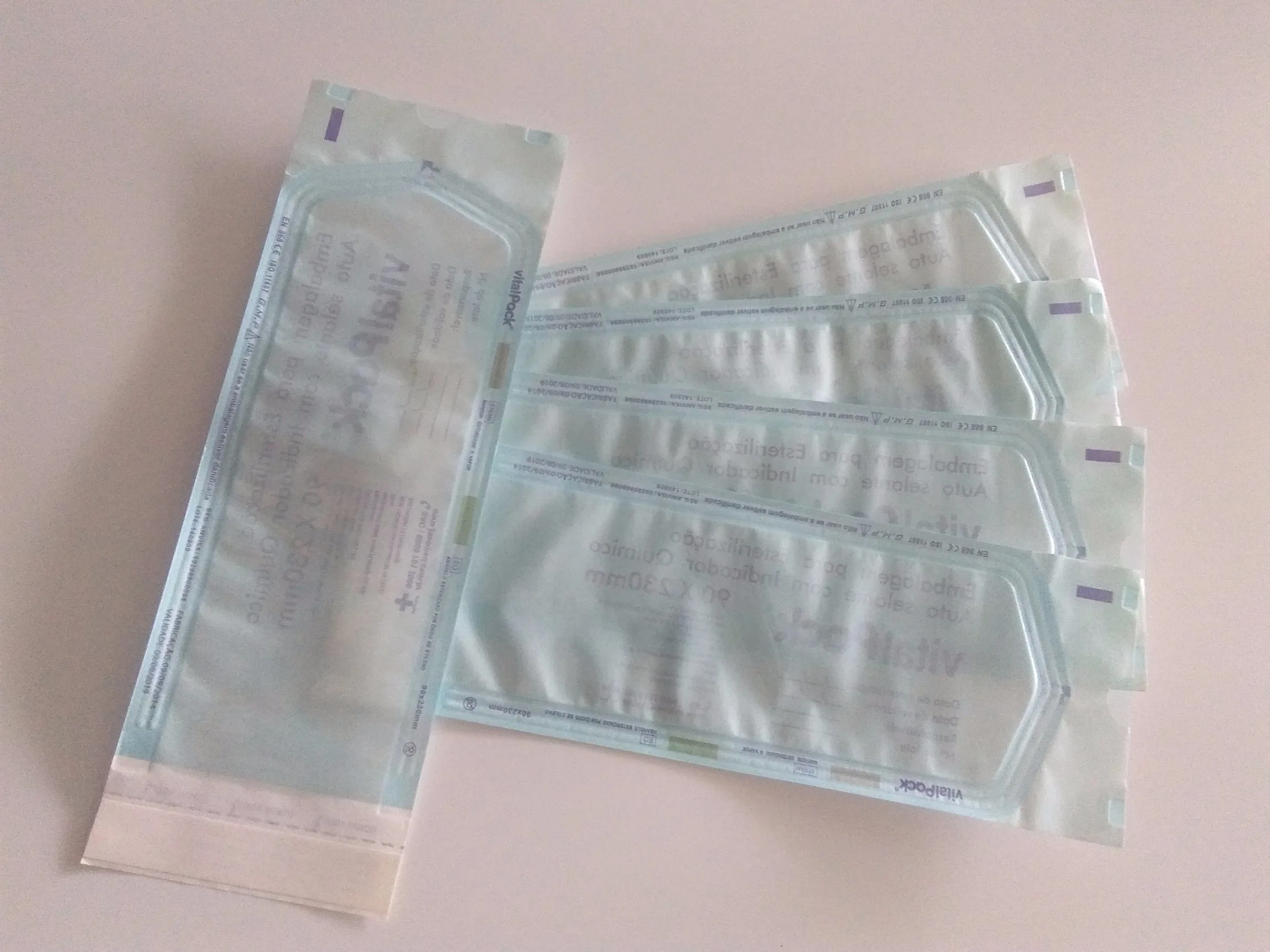 Disposable Safe Self Seal Sterilisation Flat Pouch