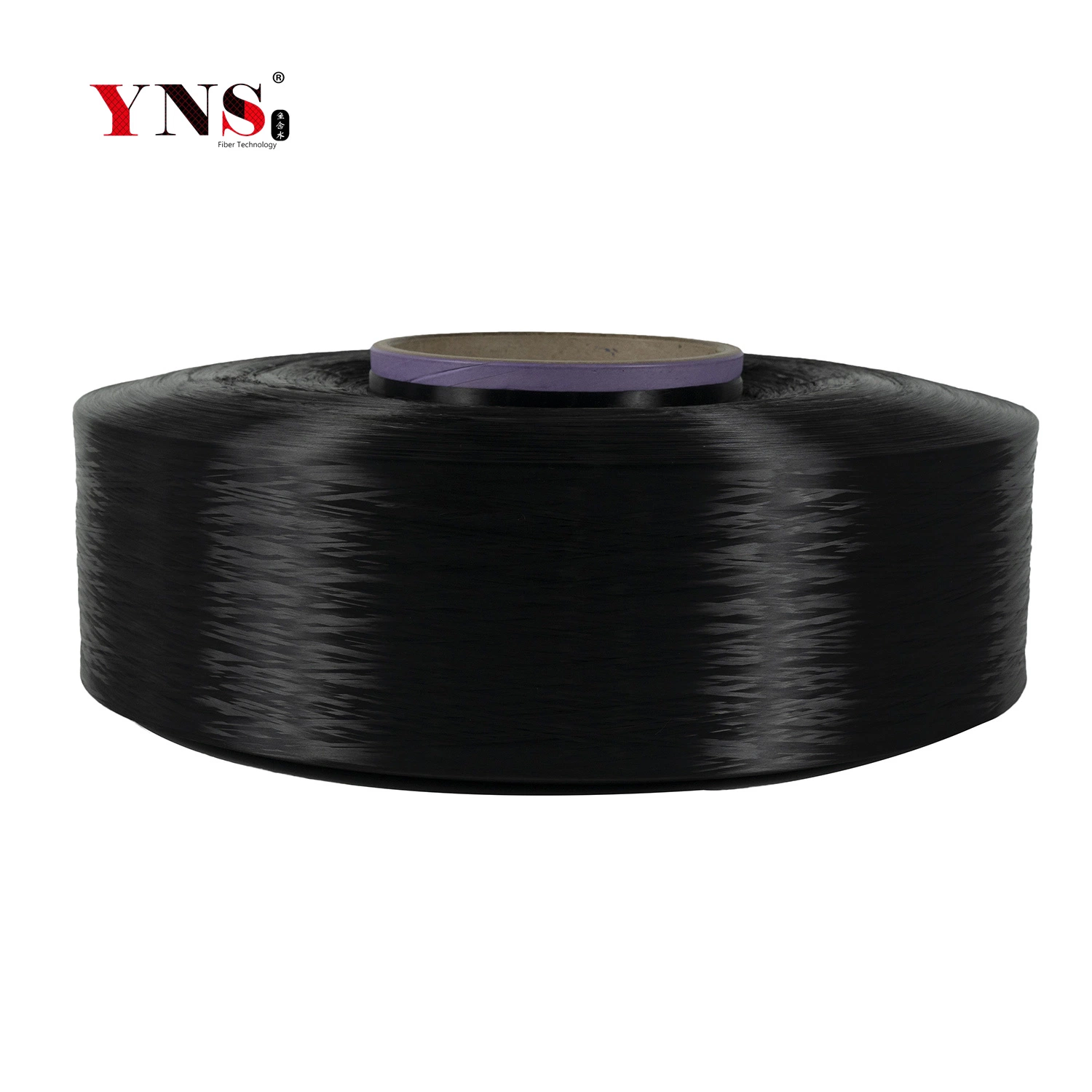 100% Recycled Polyester FDY SD Black Yarn (75D/36F) with Grs Certification