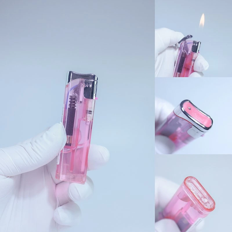 Transparentes Kunststoff Dünnes Elektronisches Feuerzeug