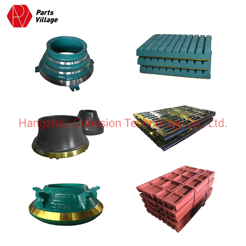 High quality casting parts suit for metso for jaw crusher and cone crusher impact crusher