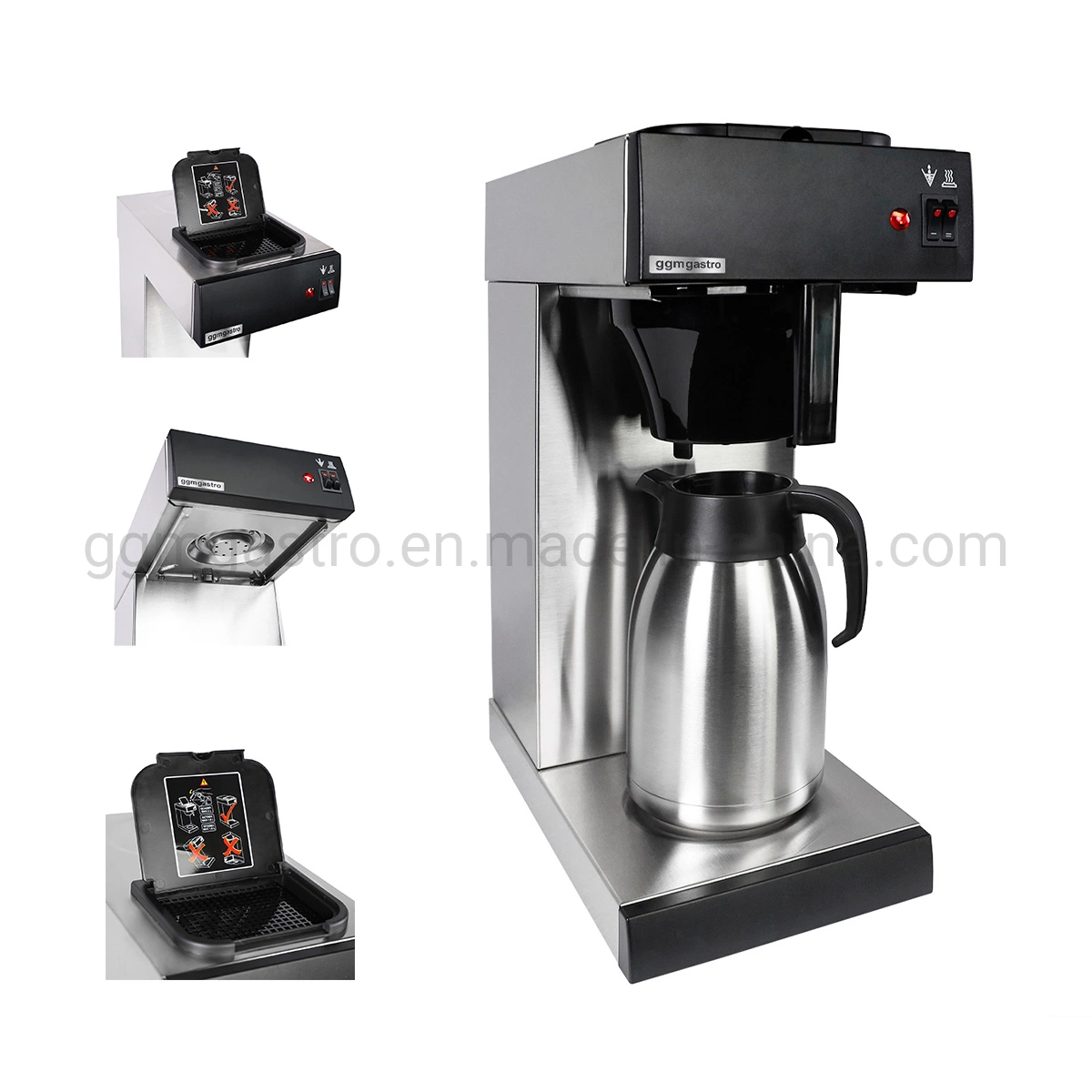 Commercial Filter Coffee Maker High quality/High cost performance Filter Coffee Maker Stainless Steel Mug