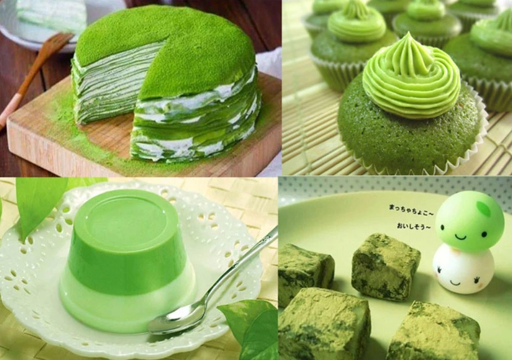 Natural Food Ingredient/Food Additive Fresh Fragrant Health Matcha Green Tea Powder for Drink